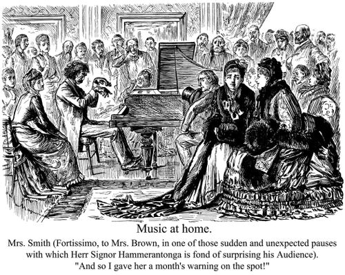 Victorian recital evening.