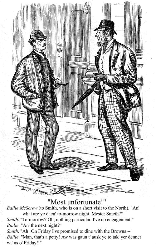 An Englishman and a Scotsman.