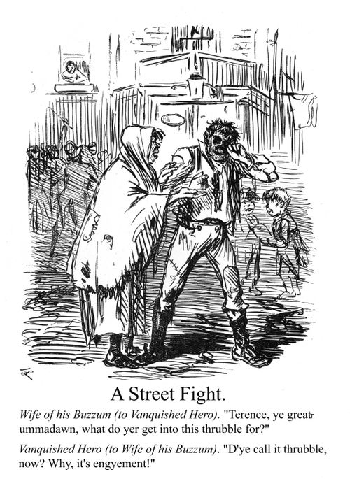 A street fight.