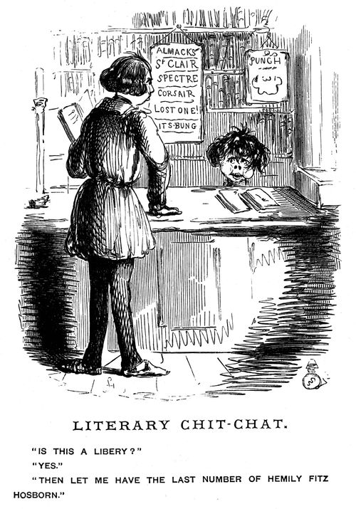 A library scene.