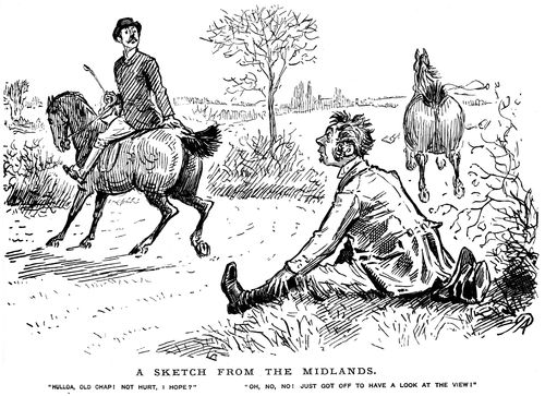 A man supposedly looking at the view.