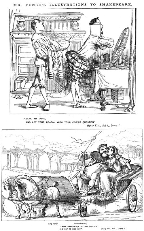 Mr. Punch's illustrations to Shakespeare.