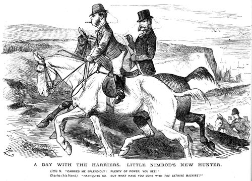 A discussion over a hunter's new horse.