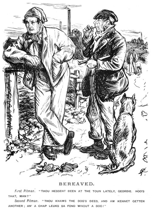 A worker mourning the loss of his pet dog