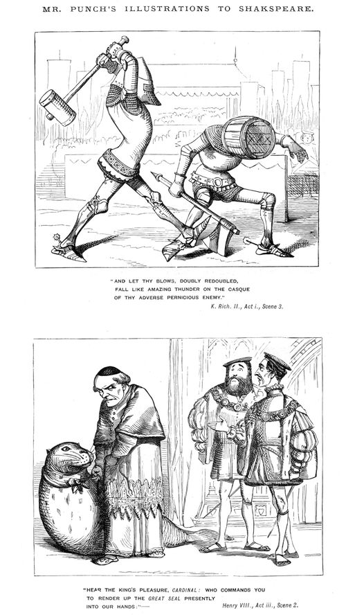 Mr. Punch's illustrations to Shakespeare.