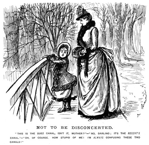 A mother and daughter at the Regent's Canal