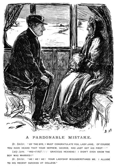 A lady making a mistaken inference