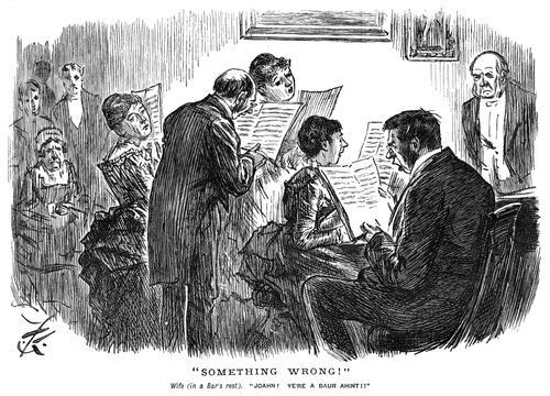 A group of friends singing