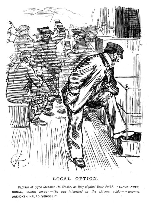 The deck of a Clyde steamer