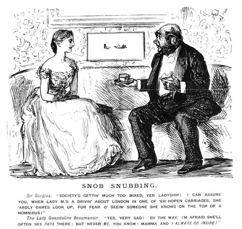 A lady and gentleman discussing the class divide