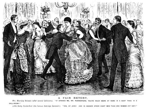 A coxswain attempting to dance