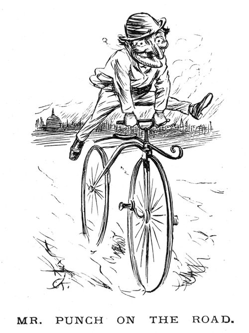 Mr. Punch cycling