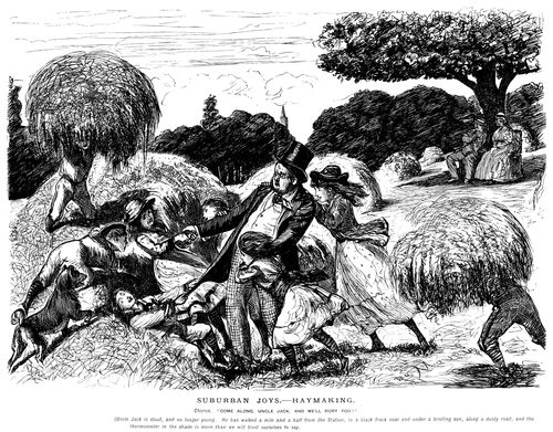 Surburban Joys - Haymaking.