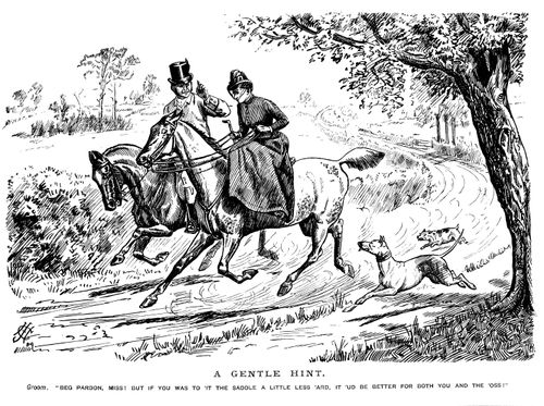 Man an Women out ridinghunting