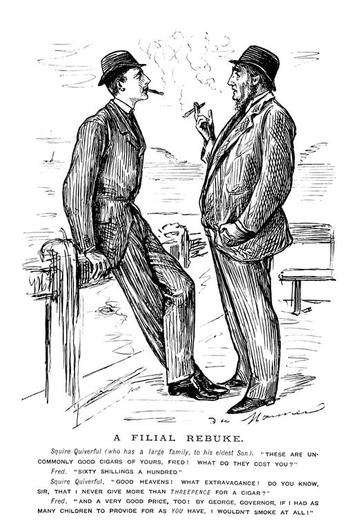 Two Men Smoking