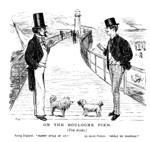 A meeting on the pier