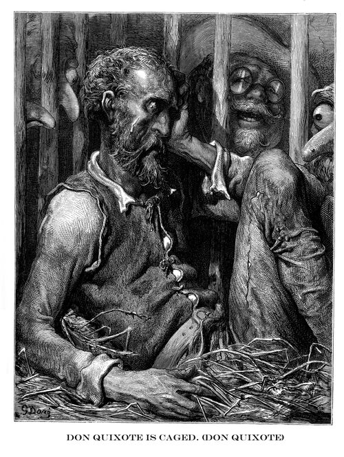 Don Quixote is Caged (Don Quixote).
