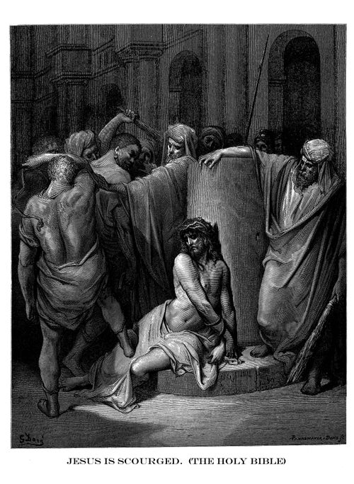 Jesus is Scourged (The Holy Bible).