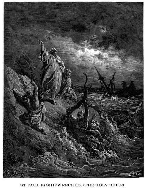 St Paul is Shipwrecked (The Holy Bible).