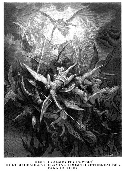 Him the Almighty PowerHurled Headlong Flaming from the Ethereal Sky (Paradise Lost).