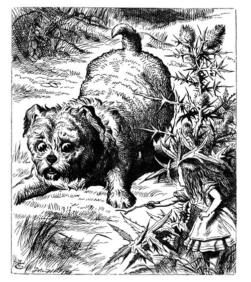 Alice in Wonderland - Alic e Meets a Puppy.