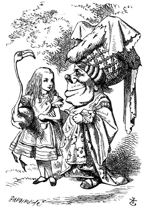 Alice in Wonderland - Alice and the Duchess.