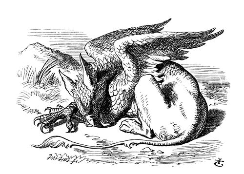 Alice in Wonderland - The Gryphon.