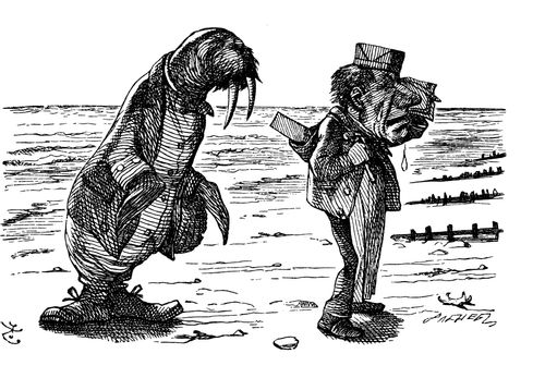 Alice Through the Looking Glass - The Walrus and Carpenter.