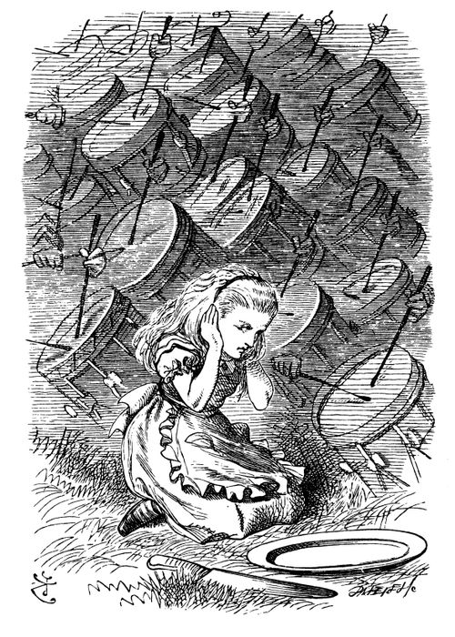 Through the Looking Glass - Alice and the Drums.