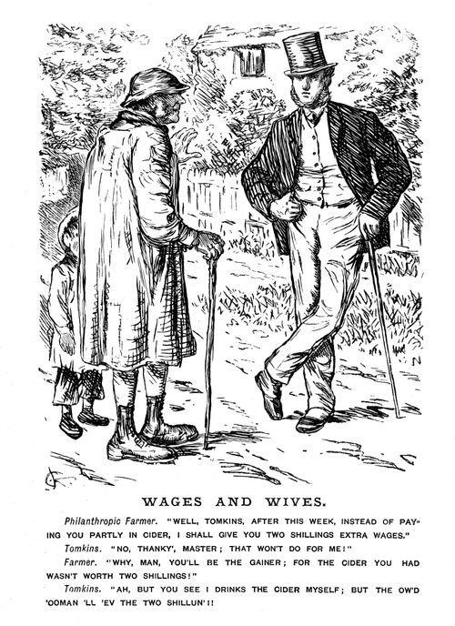 Gentleman Farmer and his Farm Worker.