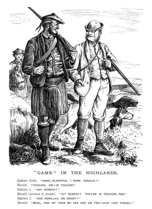Hunting Party in the Highlands.