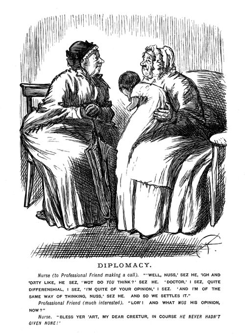 Two Nurses and a Baby.