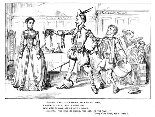 A Scene from 'The Taming of the Shrew'.