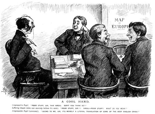 A Teacher and his Students.