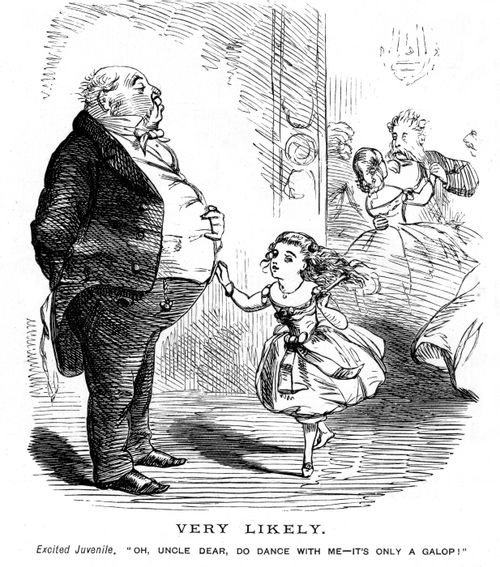 Little Girl Wants To Dance at the Ball.