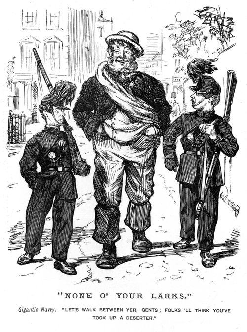 Two Soldiers and a Navvy.