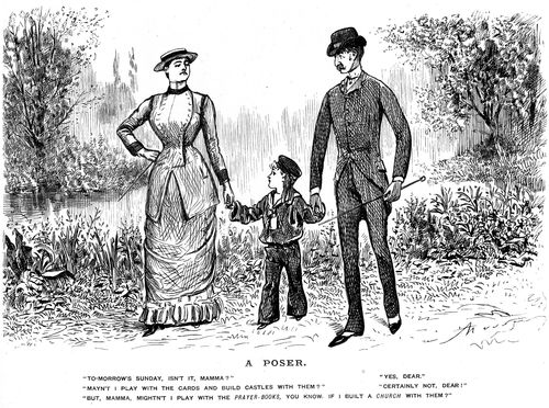 A Family Out For A Walk In The Country.
