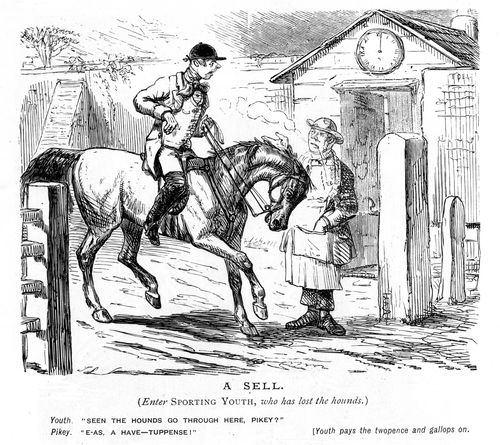 A Hunter Who Has Lost The Hounds.