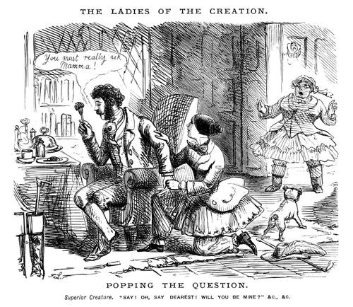 A Woman Proposes To A Man.