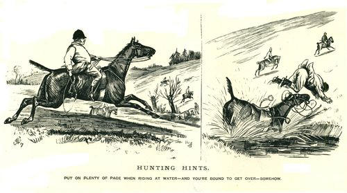 Man Falls Off His Horse.