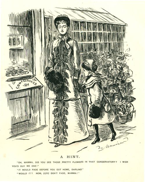 A Child Nags Her Mother.