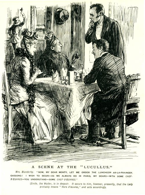 Ordering Food At A French Restaurant.