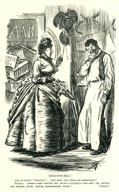 A Woman Shopping.
