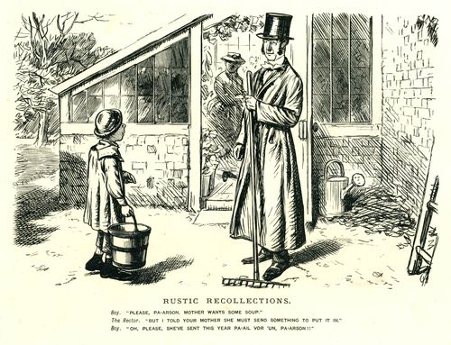 A Boy Visits The Rector To Ask For Some Soup.