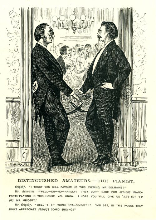 Two Painists at a Ball.