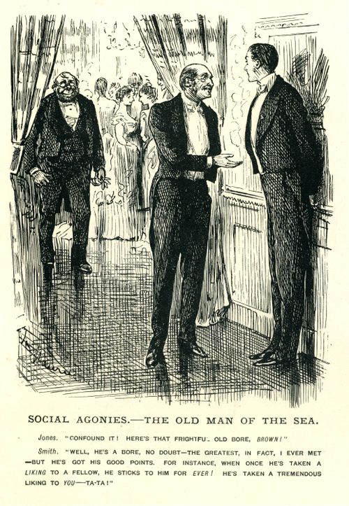 Two Men Conversing At A Ball.