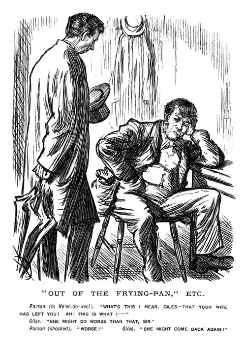 Parson and abandoned husband