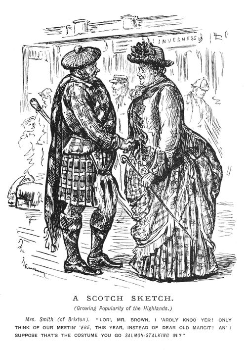 People Holidaying in the Highlands