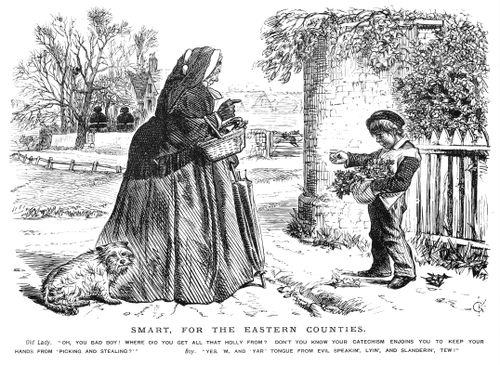 Old Woman Tells Off Young Boy For Ignoring Religious Teachings And Stealing.