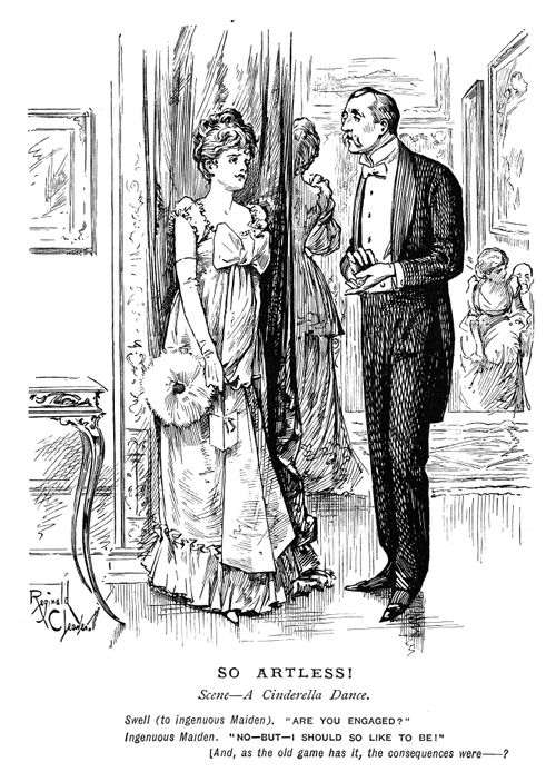 Man and lady at a dance